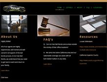 Tablet Screenshot of montezbailbonds.com